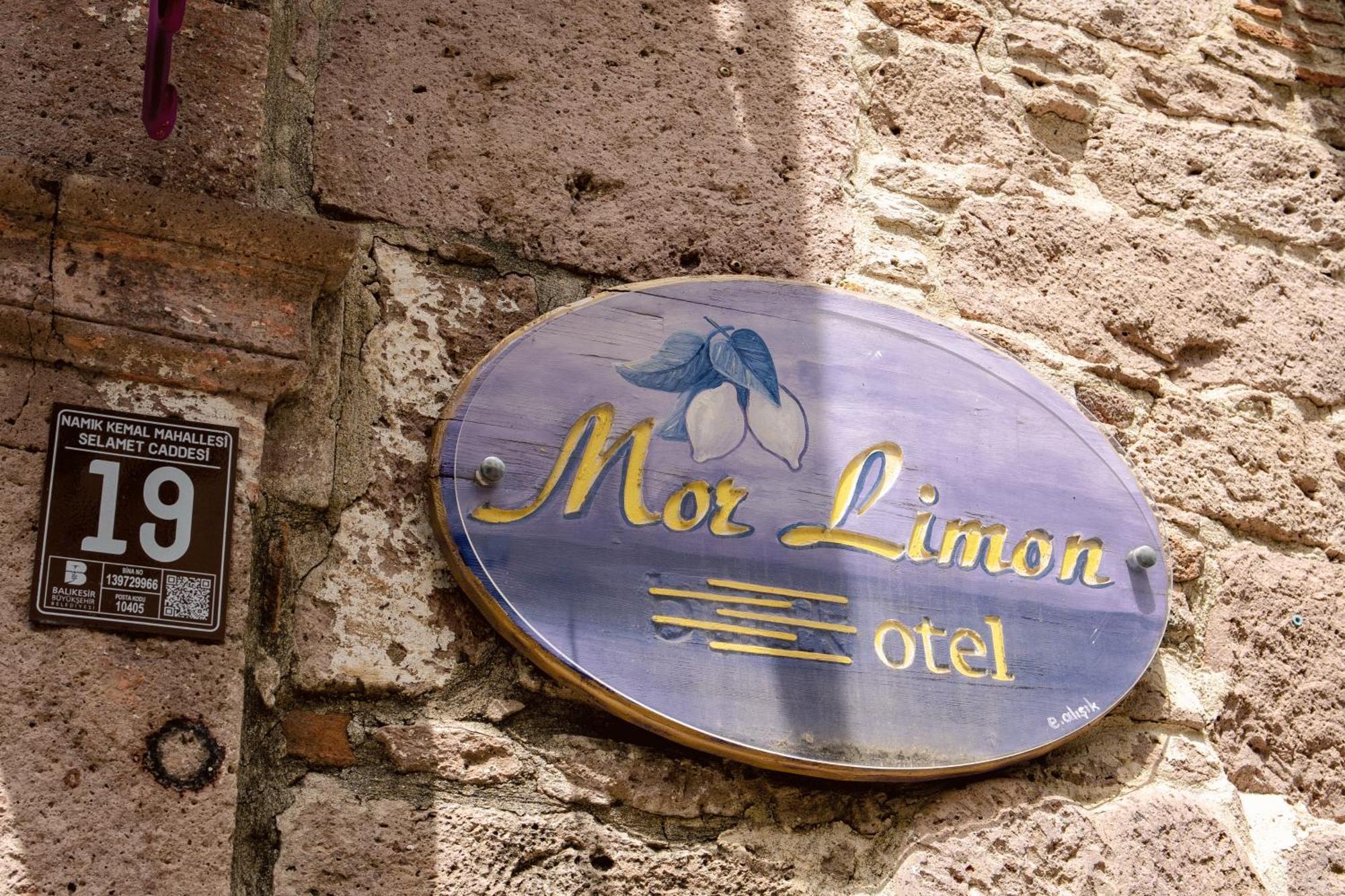 Cunda Mor Limon Otel Айвалик Екстер'єр фото
